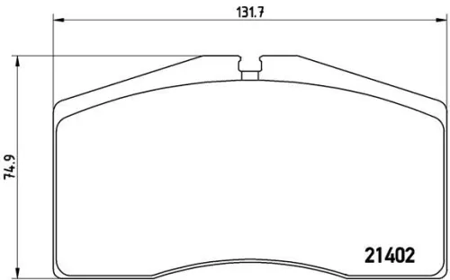 ABS Brake Pad Set, disc brake (P 65 006)