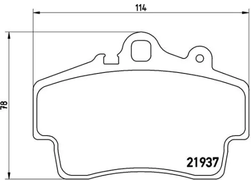 ABS Brake Pad Set, disc brake (P 65 007)