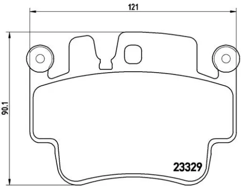 ABS Brake Pad Set, disc brake (P 65 009)