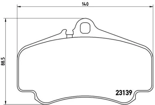 ABS Brake Pad Set, disc brake (P 65 011)
