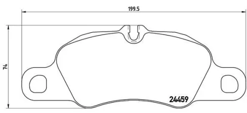 ABS Brake Pad Set, disc brake (P 65 019)