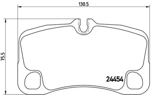 ABS Brake Pad Set, disc brake (P 65 022)