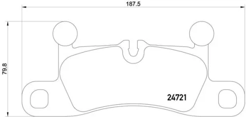 ABS Brake Pad Set, disc brake (P 65 027)
