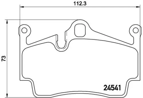 ABS Brake Pad Set, disc brake (P 65 028)