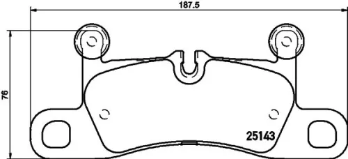ABS Brake Pad Set, disc brake (P 65 042)
