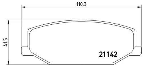 ABS Brake Pad Set, disc brake (P 79 001)