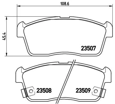 ABS Brake Pad Set, disc brake (P 79 012)