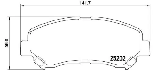 ABS Brake Pad Set, disc brake (P 79 028)