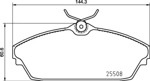ABS Brake Pad Set, disc brake (P 82 003)