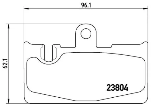 ABS Brake Pad Set, disc brake (P 83 059)