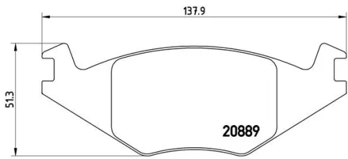 ABS Brake Pad Set, disc brake (P 85 019)