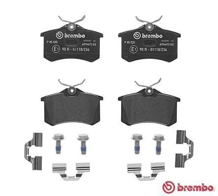 ABS Brake Pad Set, disc brake (P 85 020)