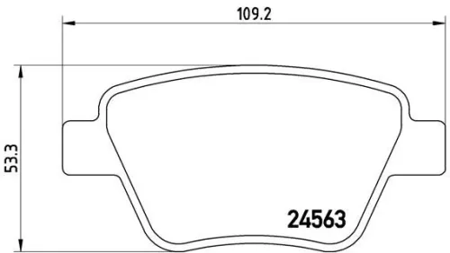 ABS Brake Pad Set, disc brake (P 85 114)