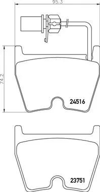 Brake Pad Set, disc brake