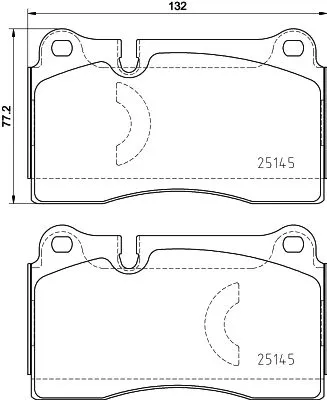 ABS Brake Pad Set, disc brake (P 85 159)