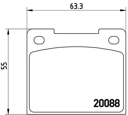 ABS Brake Pad Set, disc brake (P 86 001)