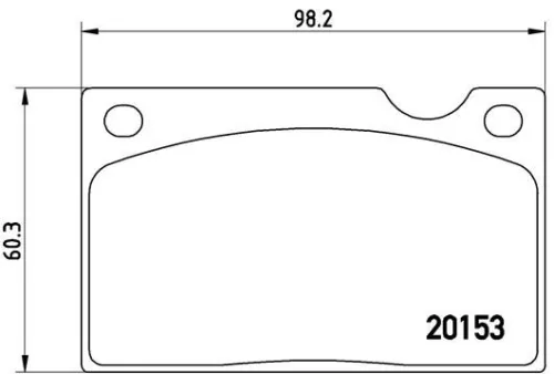 ABS Brake Pad Set, disc brake (P 86 003)