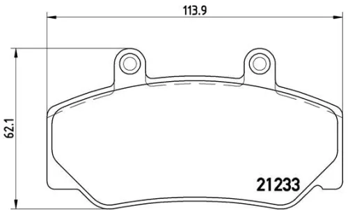 ABS Brake Pad Set, disc brake (P 86 006)