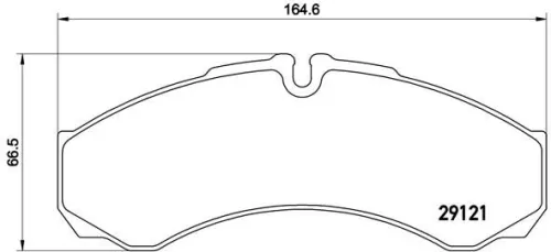 ABS Brake Pad Set, disc brake (P A6 017)