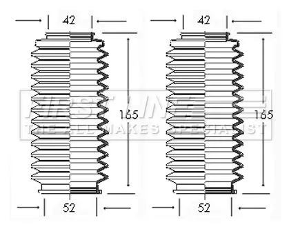 FIRST LINE FIRST LINE (FSG3017) Bellow Kit, steering 